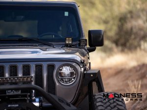 Jeep Gladiator LED Pod Light Mount - A-Pillar - Dual